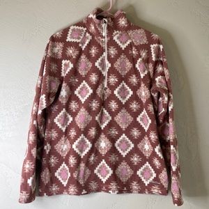 Aztec Pront Fleece Pullover